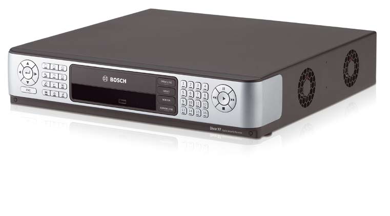 Vyjímatelné pevné disky rekordéru Divar XF usnadňují servis či přidání dalšího úložiště. Možnost přizpůsobení Díky podpoře analogových videodat i videodat IP H.