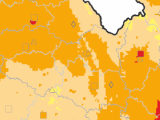 Orientační mapa situování ORP Lanškroun v Pardubickém kraji: