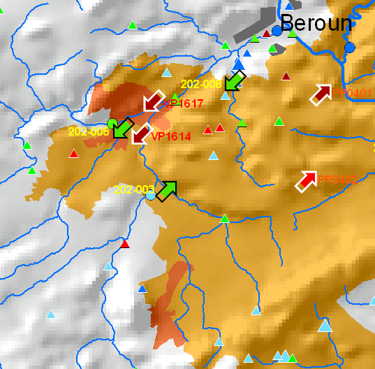 44 2.4.5. Oblast P5 dolní část povodí Červeného potoka 2.4.6.