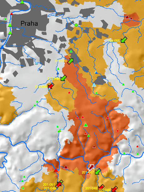 46 2.4.8. Oblast P8 povodí Mnichovky, Mokřanského potoka a dalších drobných přítoků Sázavy a povodí Pitkovického potoka 2.4.9.