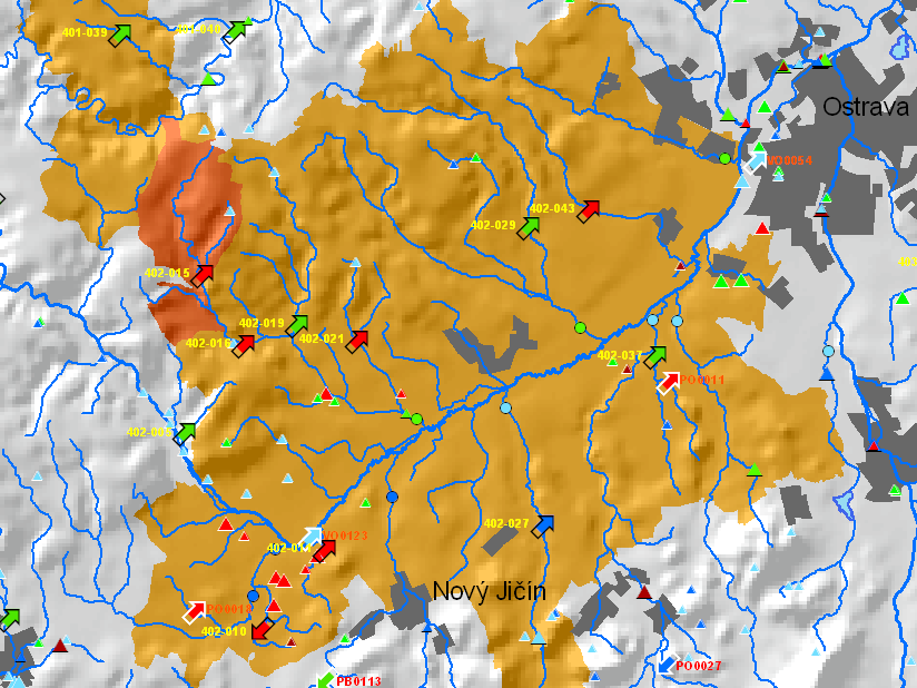 64 2.4.27. Oblast P27 povodí Husího potoka Oblast navržena pro ochranu: povrchových vod Důvody pro vymezení zranitelné oblasti: V povodí Husího potoka je lokalizován profil sledování ZVHS č.