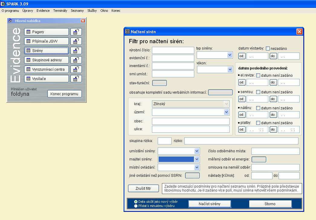 UTB ve Zlíně, Fakulta aplikované informatiky, 2010 44 5.4.3 Databáze SPARK Databáze SPARK složí k celostátní evidenci KPV napojených do JSVV.