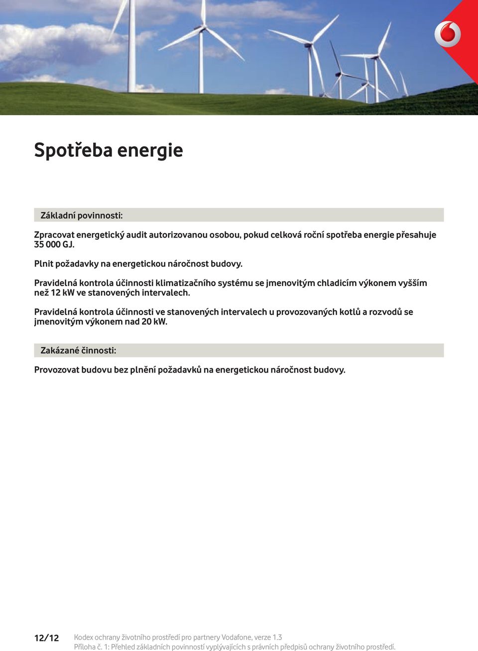 Pravidelná kontrola účinnosti klimatizačního systému se jmenovitým chladicím výkonem vyšším než 12 kw ve stanovených