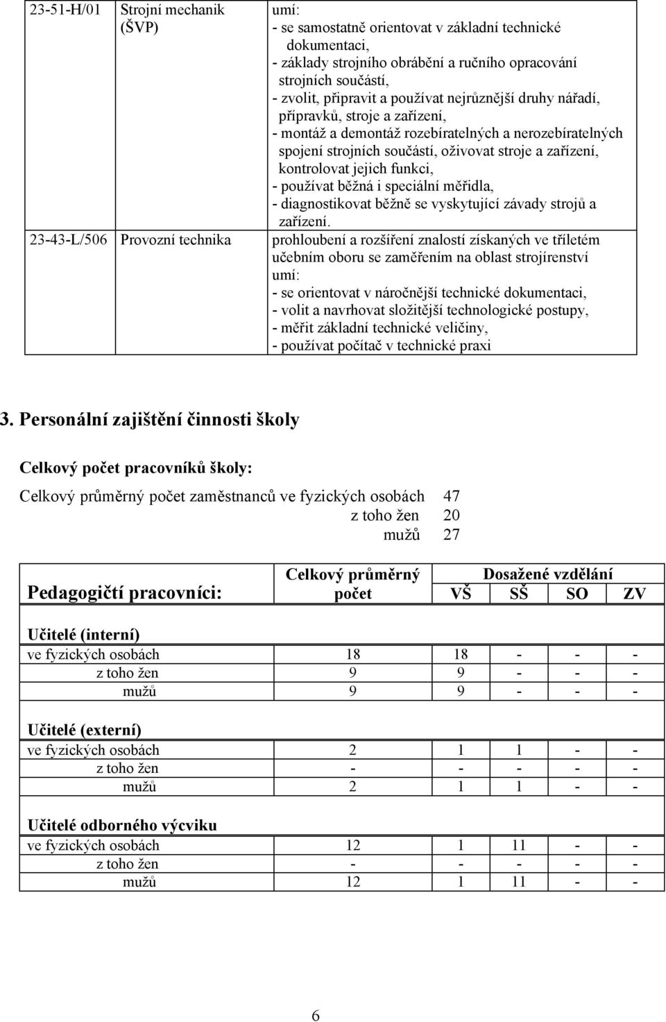 kontrolovat jejich funkci, - používat běžná i speciální měřidla, - diagnostikovat běžně se vyskytující závady strojů a zařízení.