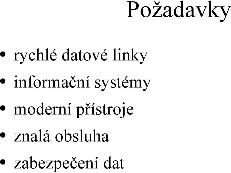 systémy moderní