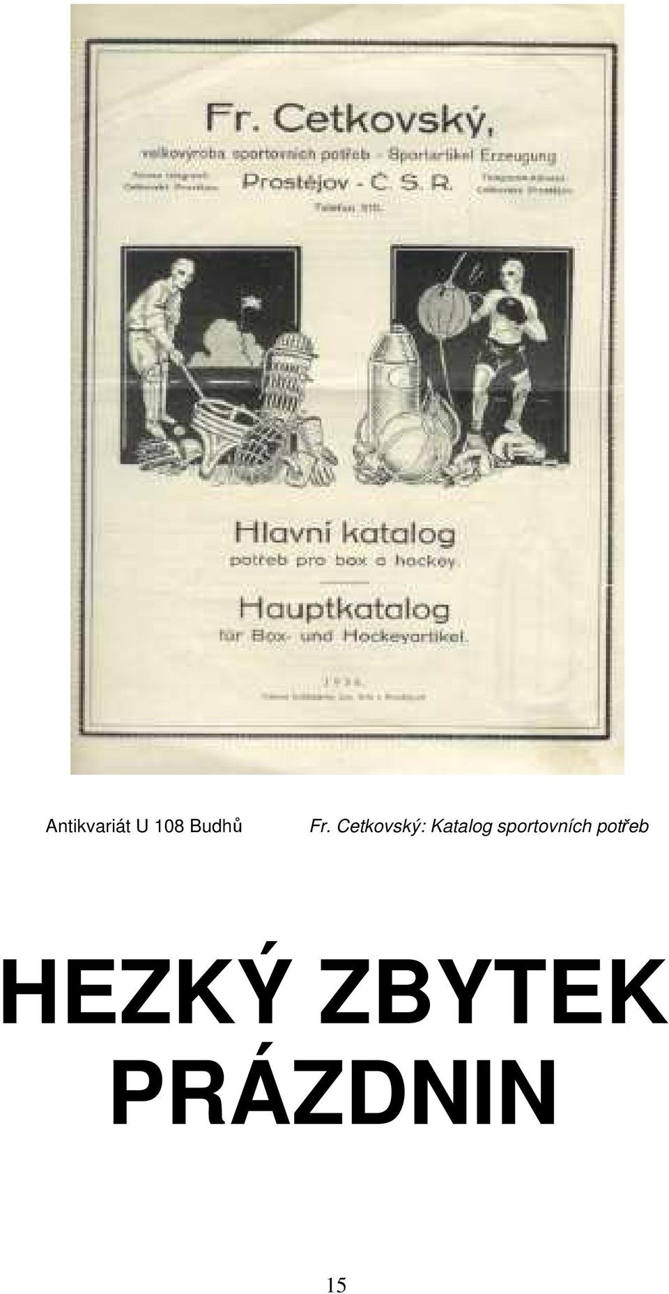 Cetkovský: Katalog