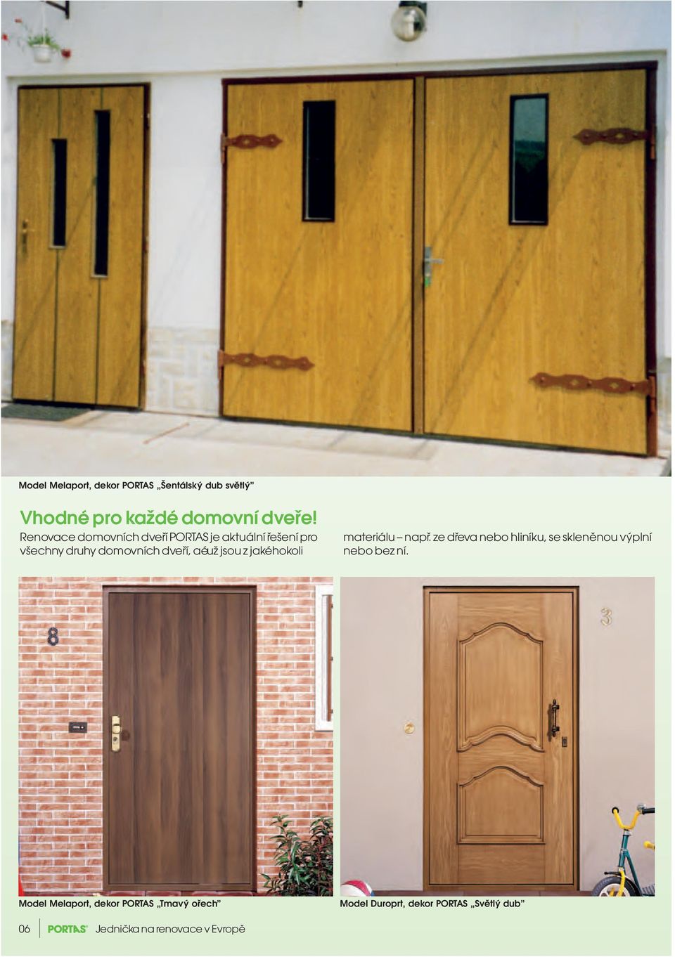 Renovace dveří portas cena