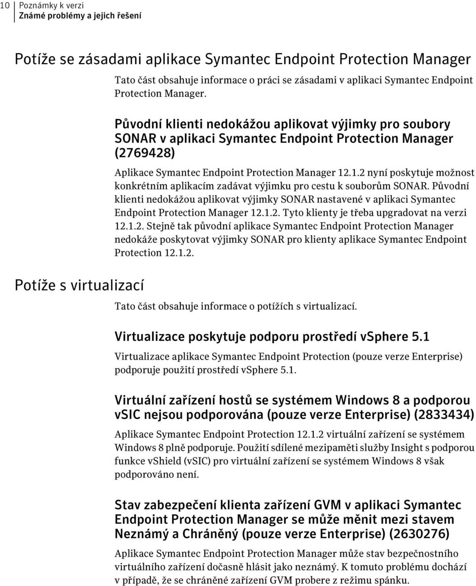 Původní klienti nedokážou aplikovat výjimky pro soubory SONAR v aplikaci Symantec Endpoint Protection Manager (2769428) Aplikace Symantec Endpoint Protection Manager 12