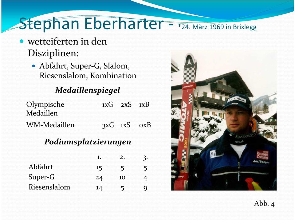 Slalom, Riesenslalom, Kombination Medaillenspiegel Olympische Medaillen