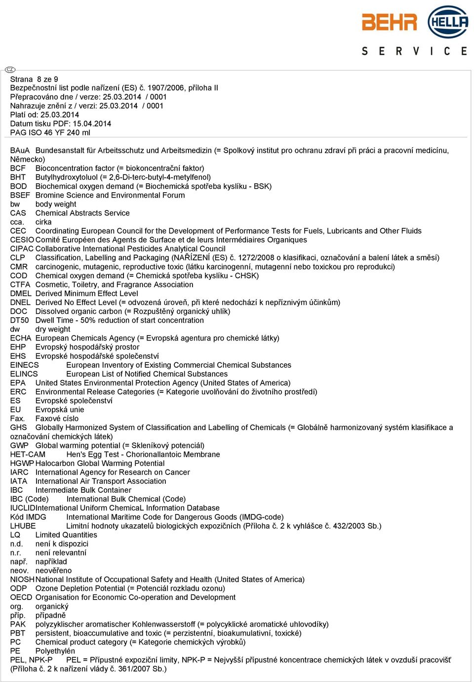 Chemical Abstracts Service cca.