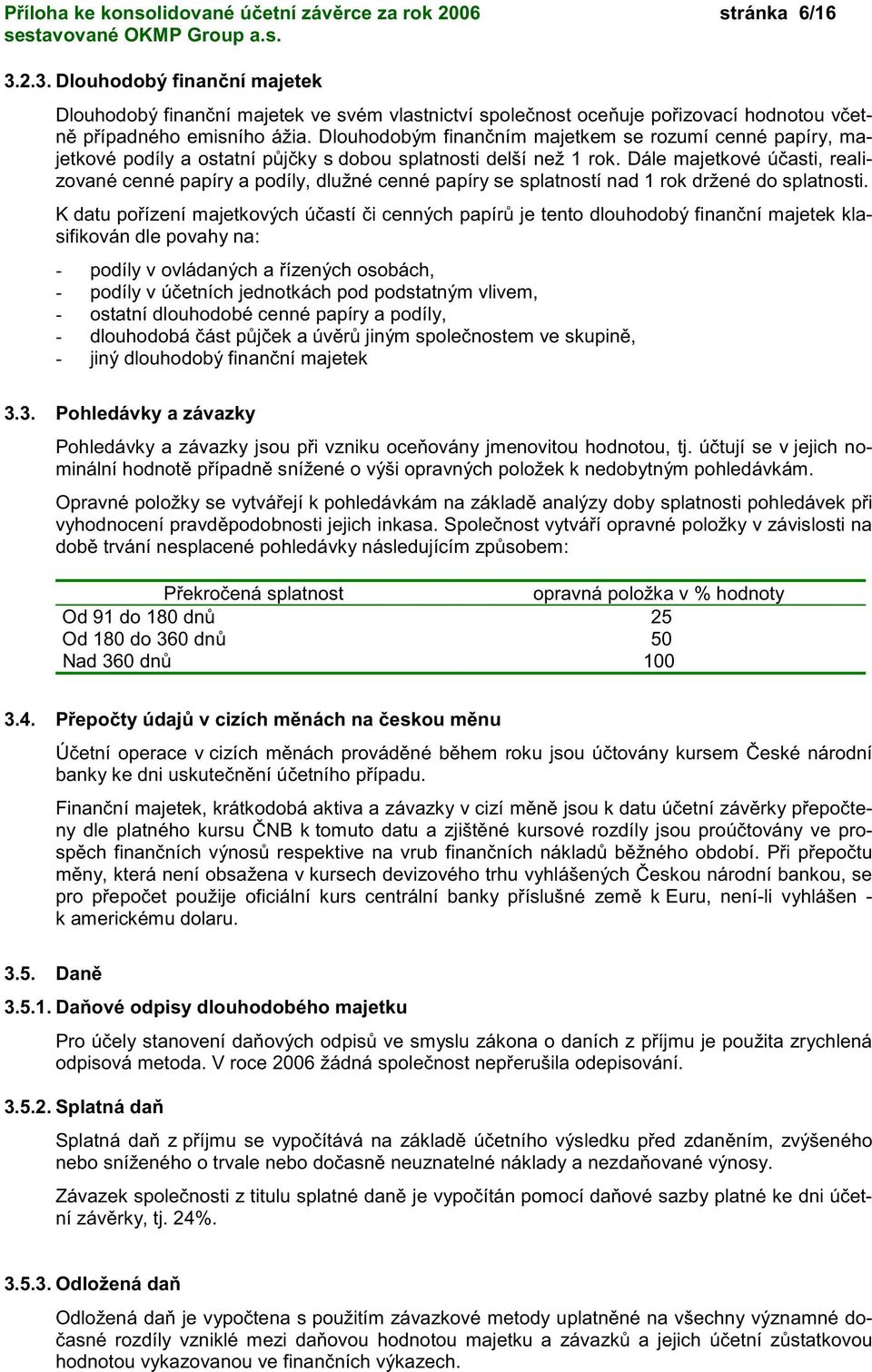 Dlouhodobým finan ním majetkem se rozumí cenné papíry, majetkové podíly a ostatní p j ky s dobou splatnosti delší než 1 rok.