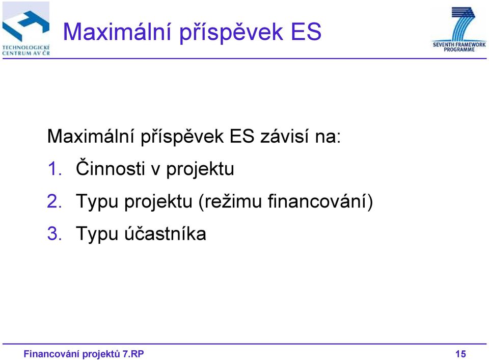 Činnosti v projektu 2.