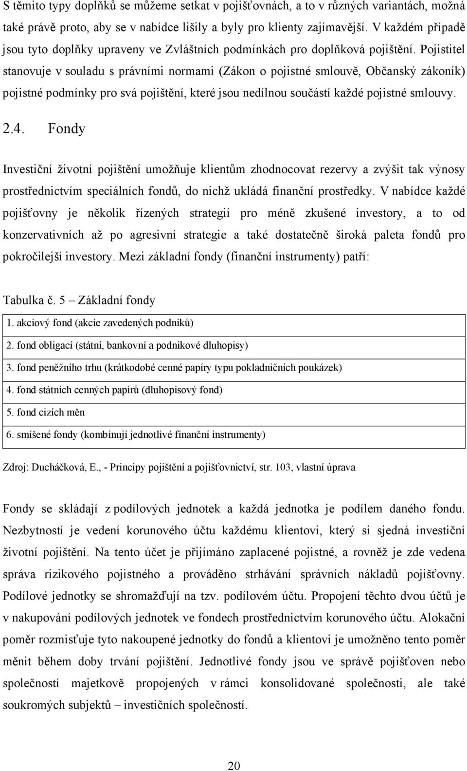 Pojistitel stanovuje v souladu s právními normami (Zákon o pojistné smlouvě, Občanský zákoník) pojistné podmínky pro svá pojištění, které jsou nedílnou součástí každé pojistné smlouvy. 2.4.