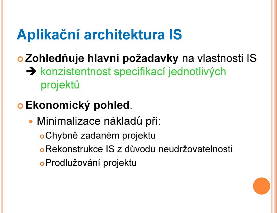 Ekonomický pohled.