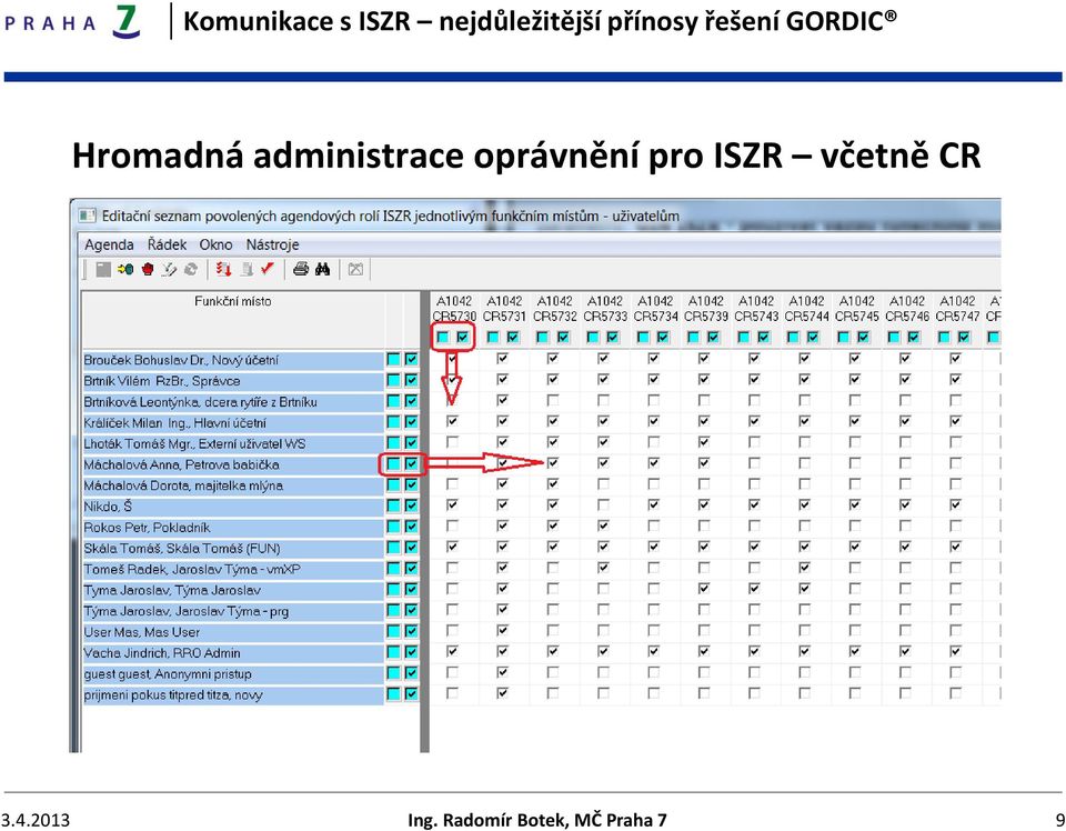 včetně CR 3.4.2013 Ing.