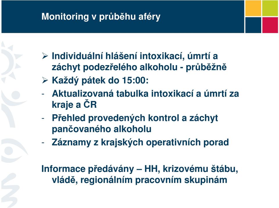 kraje a ČR - Přehled provedených kontrol a záchyt pančovaného alkoholu - Záznamy z