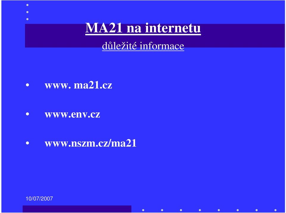 www. ma21.cz www.