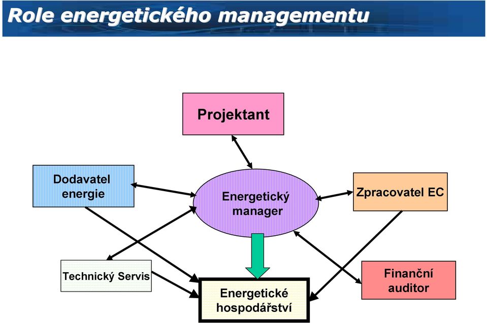 Energetický manager Zpracovatel EC