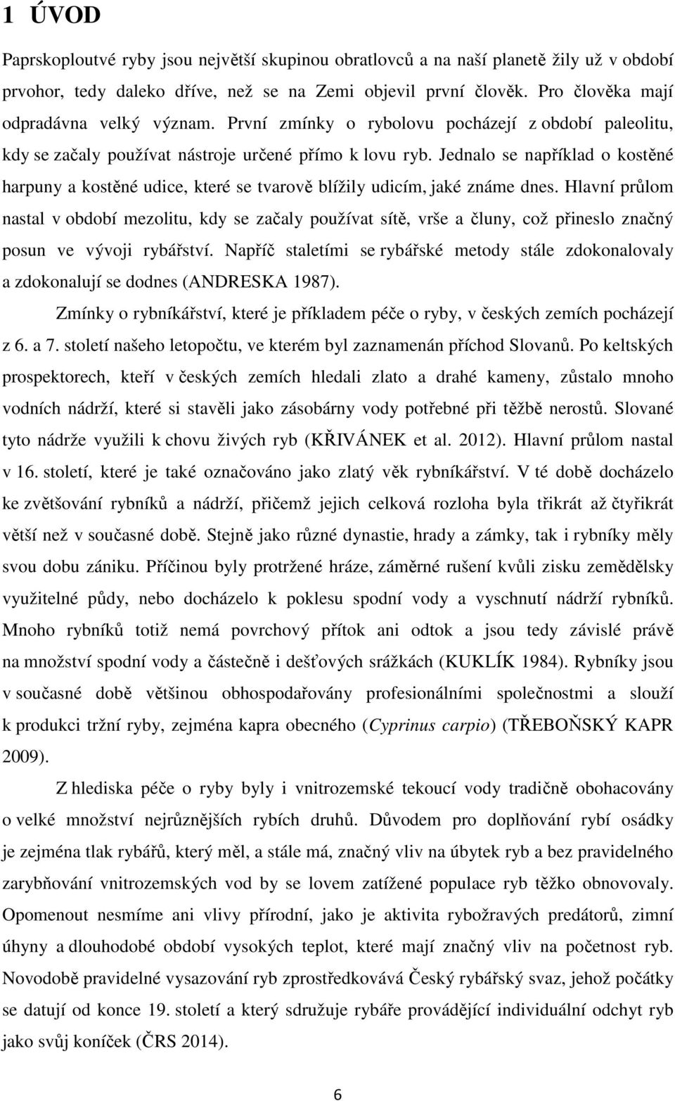 Jednalo se například o kostěné harpuny a kostěné udice, které se tvarově blížily udicím, jaké známe dnes.