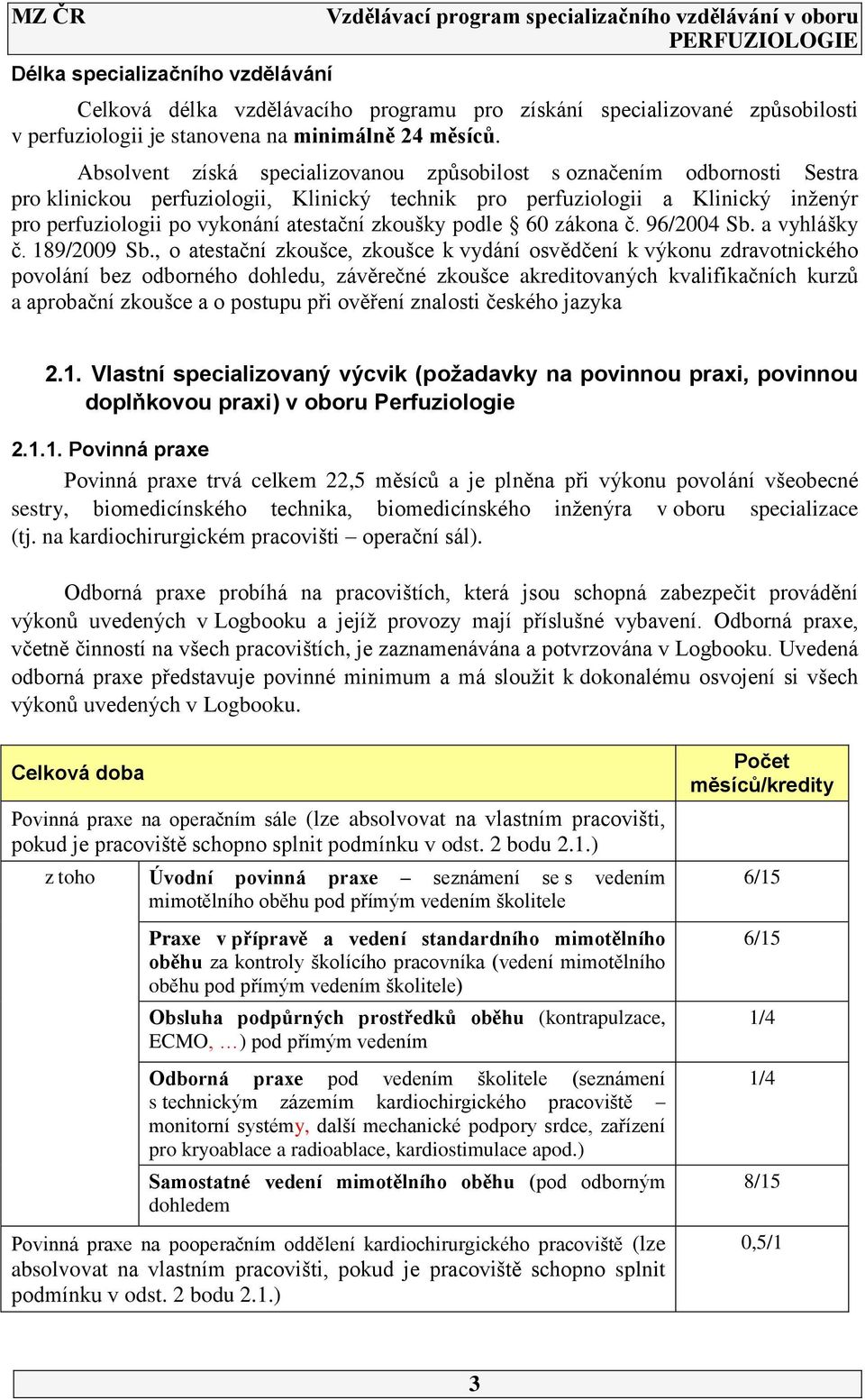 zkoušky podle 60 zákona č. 96/2004 Sb. a vyhlášky č. 19/2009 Sb.