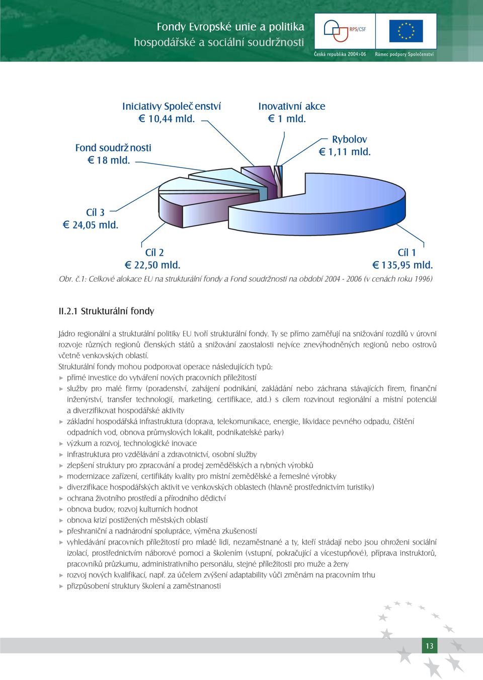 Ty se přímo zaměřují na snižování rozdílů v úrovni rozvoje různých regionů členských států a snižování zaostalosti nejvíce znevýhodněných regionů nebo ostrovů včetně venkovských oblastí.