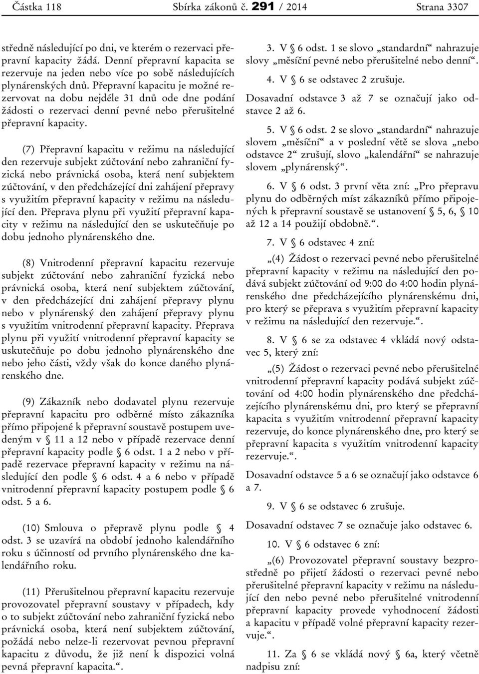 Přepravní kapacitu je možné rezervovat na dobu nejdéle 31 dnů ode dne podání žádosti o rezervaci denní pevné nebo přerušitelné přepravní kapacity.