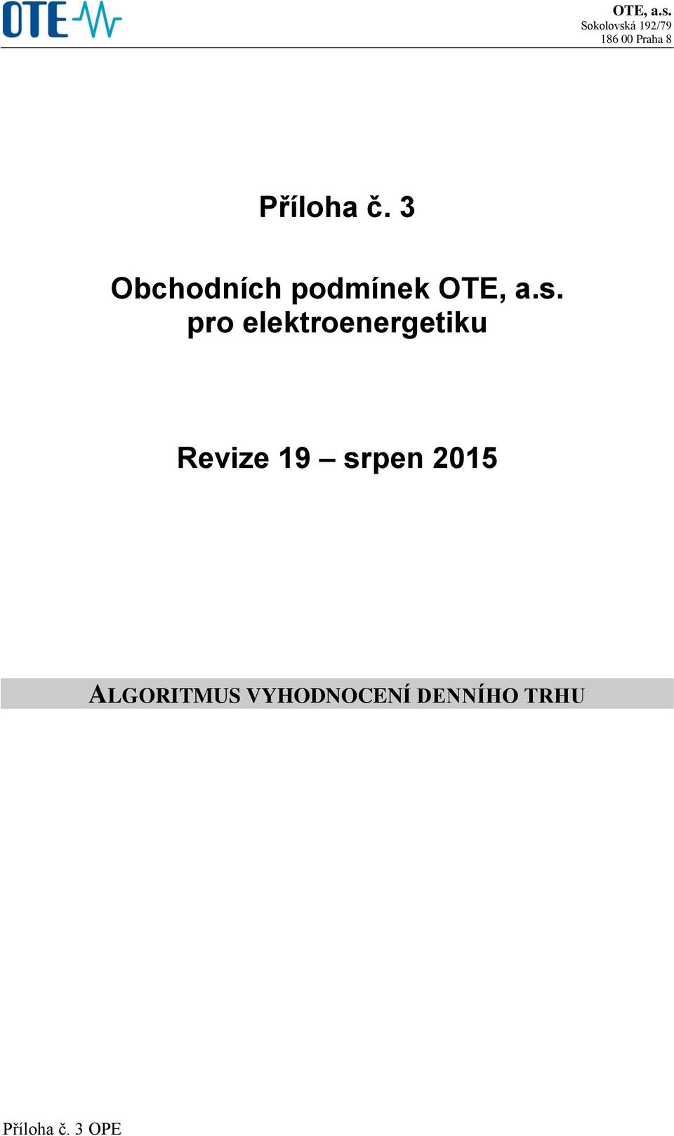 pro elektroenergetiku Revize 19