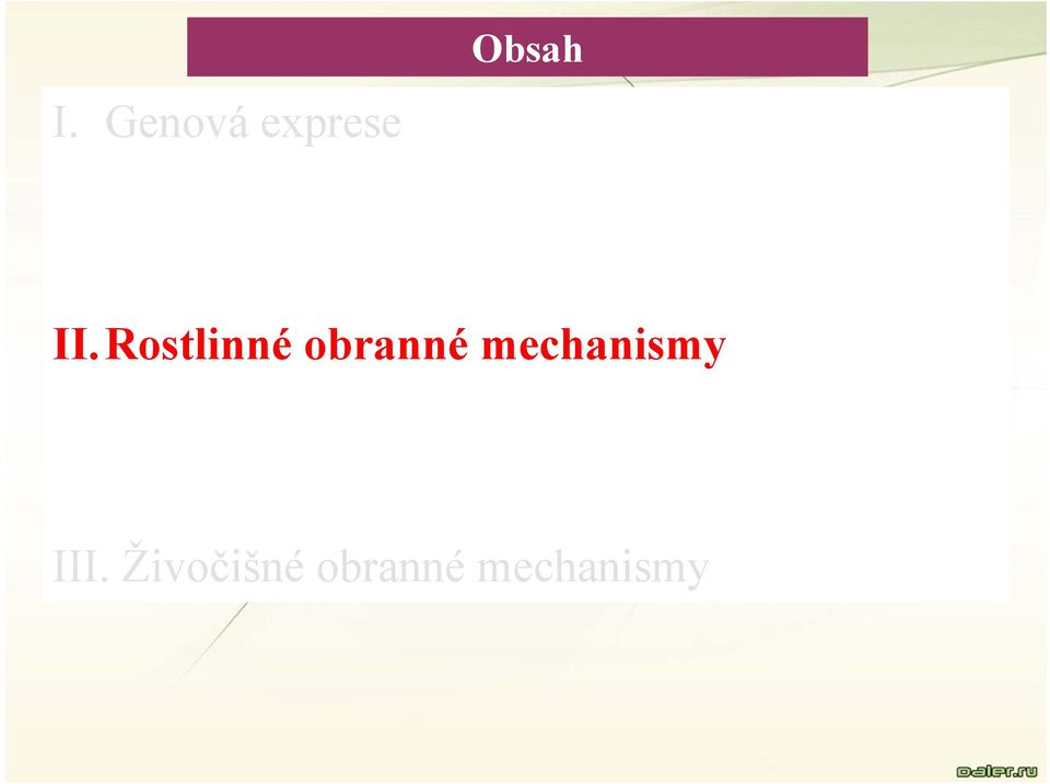 Rostlinné obranné