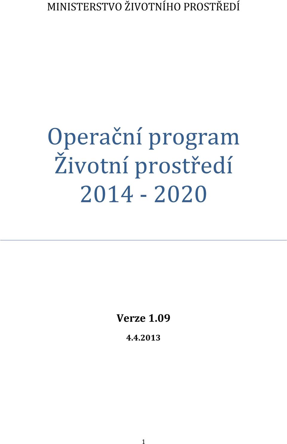 program Životní