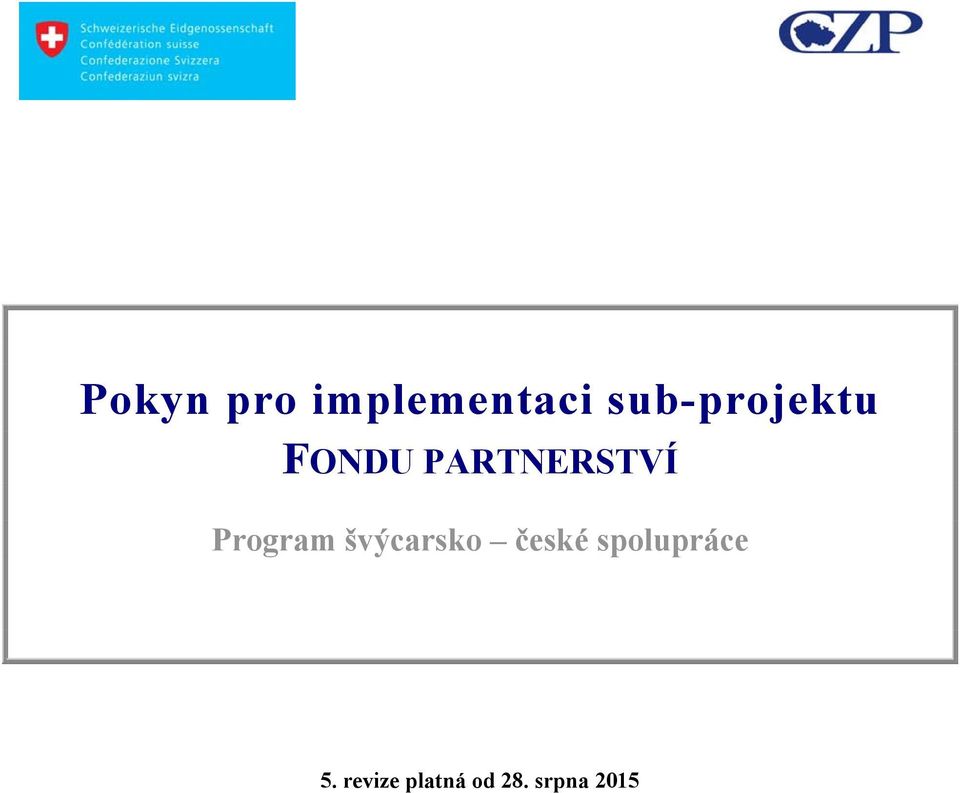 Program švýcarsko české