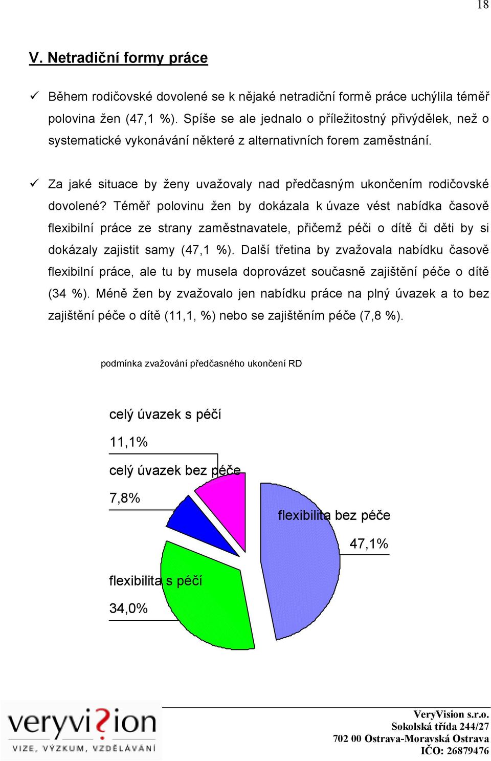 Za jaké situace by ženy uvažovaly nad předčasným ukončením rodičovské dovolené?