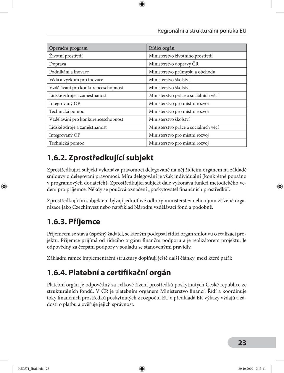 školství Ministerstvo školství Ministerstvo práce a sociálních věcí Ministerstvo pro místní rozvoj Ministerstvo pro místní rozvoj Ministerstvo školství Ministerstvo práce a sociálních věcí