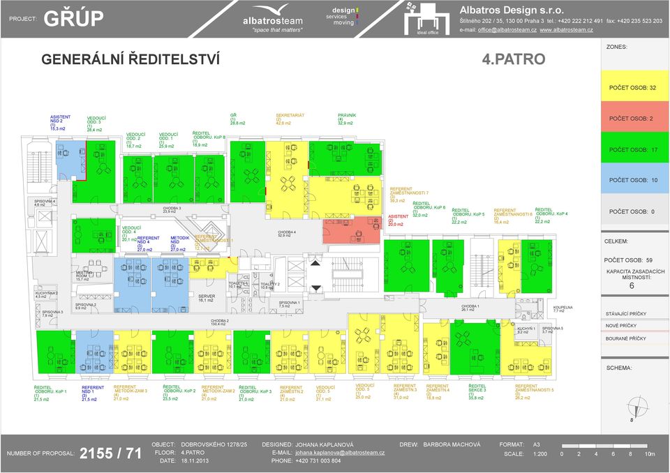 4 20,1 m2 ND 4 27,0 m2 CHODBA 3 23,9 m2 METODIK ND 27,0 m2 ZAMĚTNANOTI 1 12,7 m2 CHODBA 4 52,9 m2 ZAMĚTNANOTI 7 39,3 m2 AITENT 20,0 m2 ODBORU. KoP 6 32,0 m2 ODBORU.