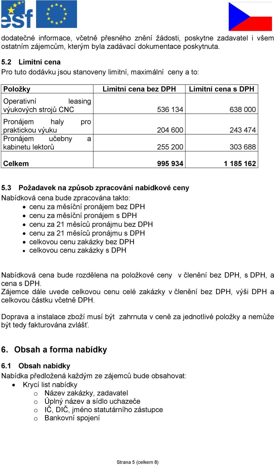 praktickou výuku 204 600 243 474 Pronájem učebny a kabinetu lektorů 255 200 303 688 Celkem 995 934 1 185 162 5.