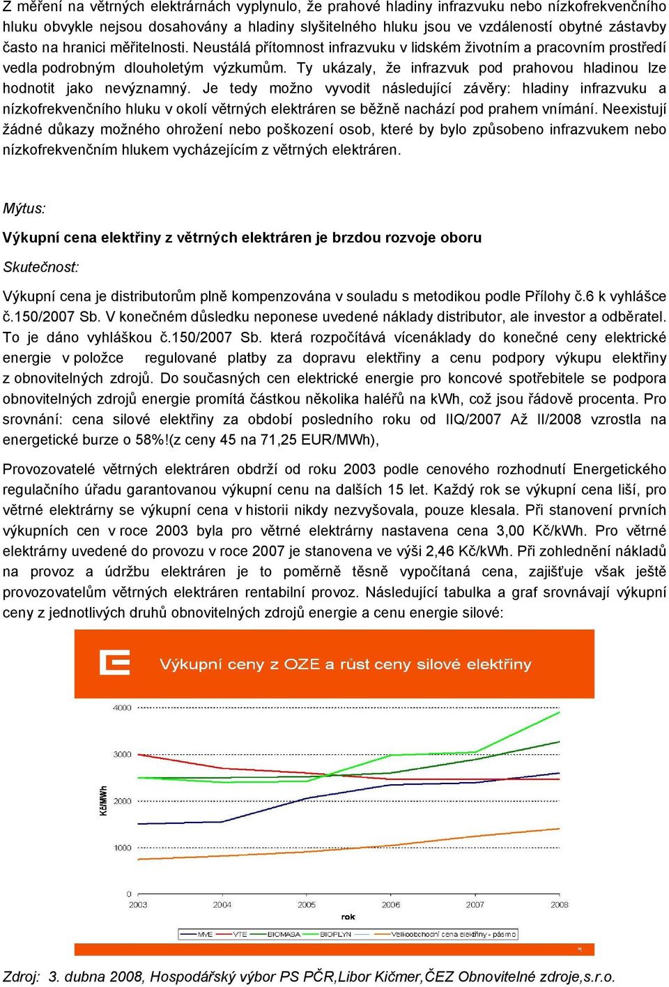 Ty ukázaly, že infrazvuk pod prahovou hladinou lze hodnotit jako nevýznamný.