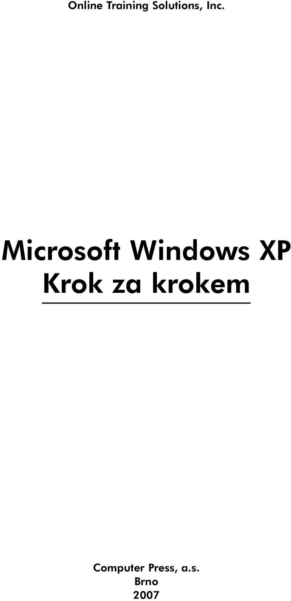 Microsoft Windows XP