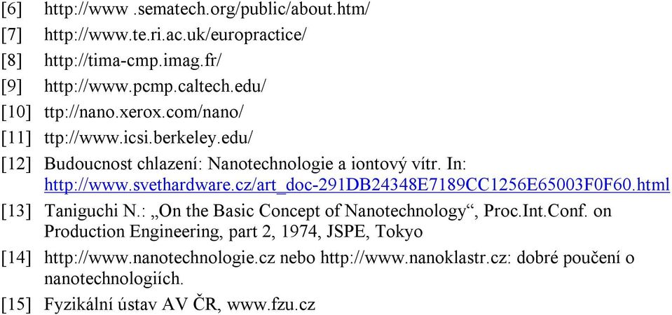 svethardware.cz/art_doc-291db24348e7189cc1256e65003f0f60.html [13] Taniguchi N.: On the Basic Concept of Nanotechnology, Proc.Int.Conf.