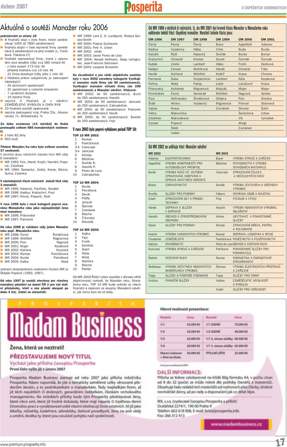 KË - p idan hodnota cca 13 mld. KË - 21 firma dosahuje trûby p es 1 mld.