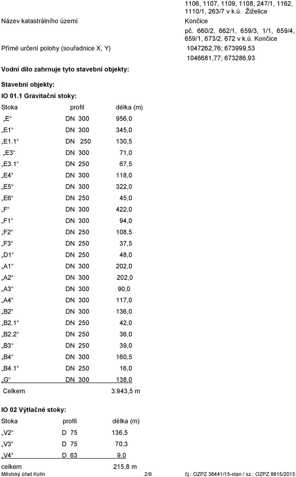 1 DN 250 67,5 E4 DN 300 118,0 E5 DN 300 322,0 E6 DN 250 45,0 F DN 300 422,0 F1 DN 300 94,0 F2 DN 250 108,5 F3 DN 250 37,5 D1 DN 250 48,0 A1 DN 300 202,0 A2 DN 300 202,0 A3 DN 300 90,0 A4 DN 300 117,0