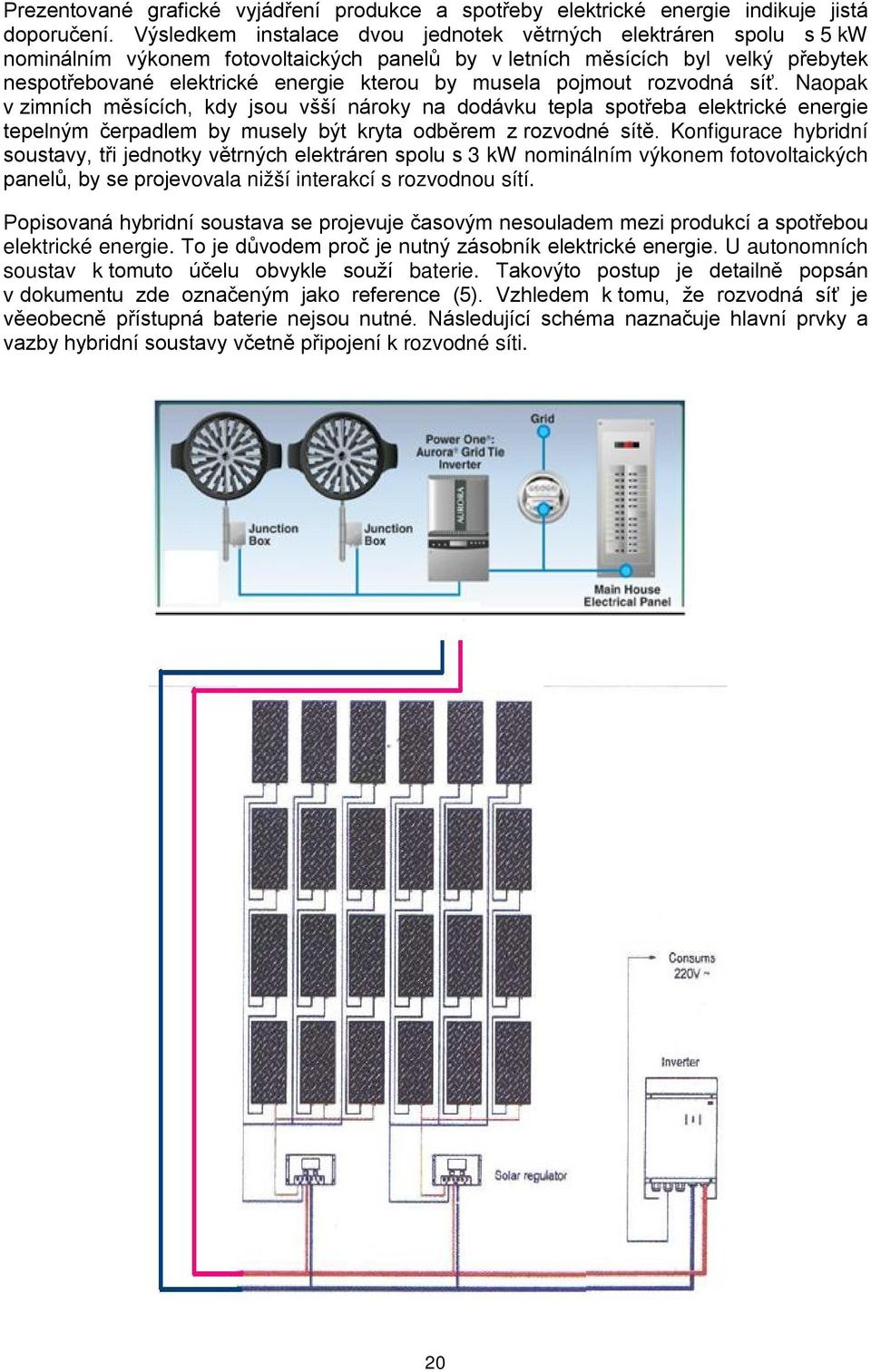 musela pojmout rozvodná síť. Naopak v zimních měsících, kdy jsou všší nároky na dodávku tepla spotřeba elektrické energie tepelným čerpadlem by musely být kryta odběrem z rozvodné sítě.