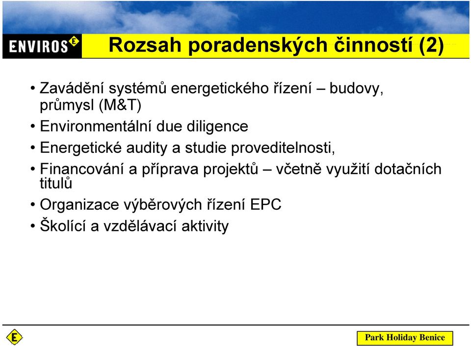 studie proveditelnosti, Financování a příprava p projektů včetně využití