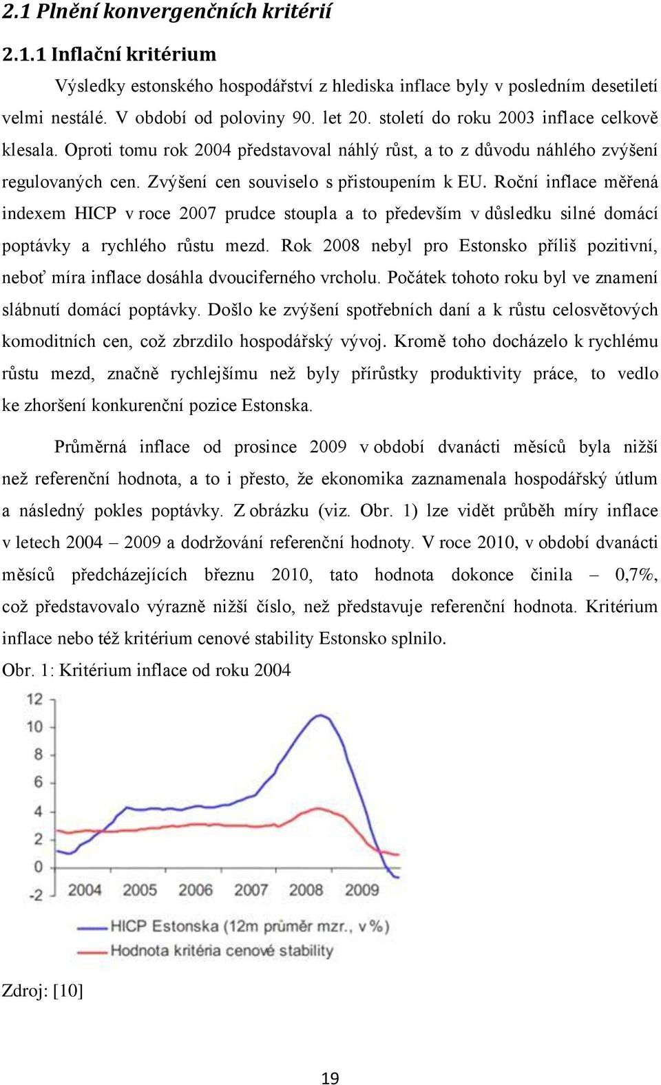 Roční inflace měřená indexem HICP v roce 2007 prudce stoupla a to především v důsledku silné domácí poptávky a rychlého růstu mezd.