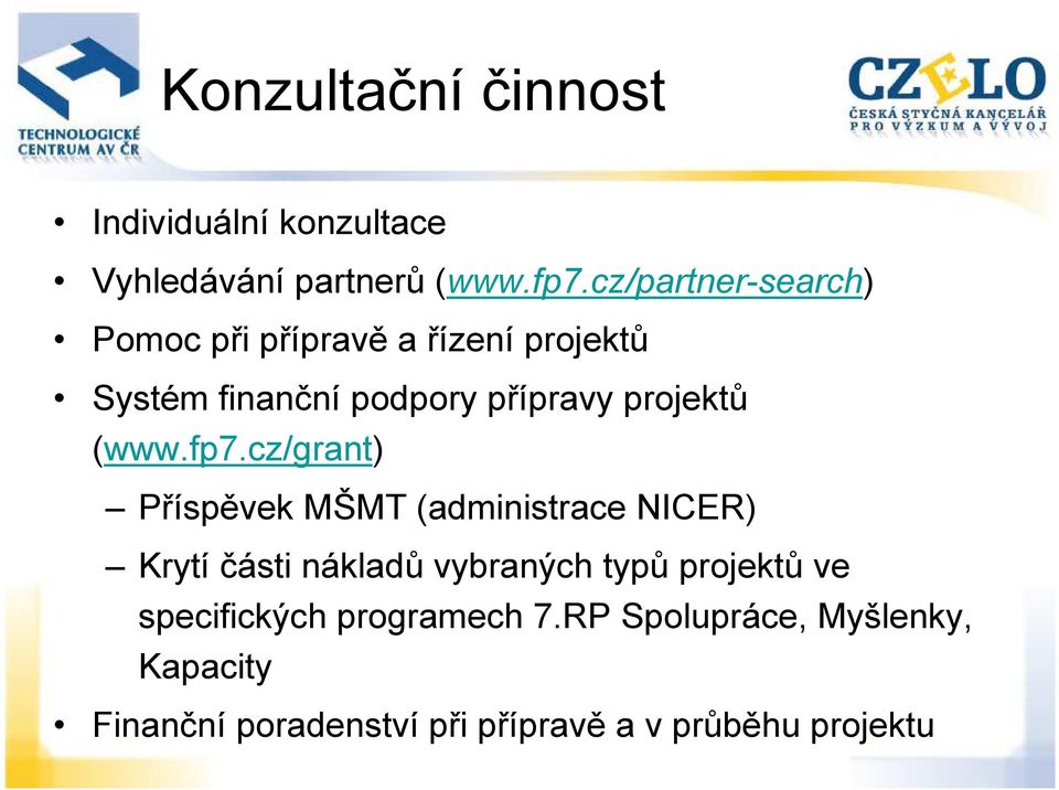 projektů (www.fp7.