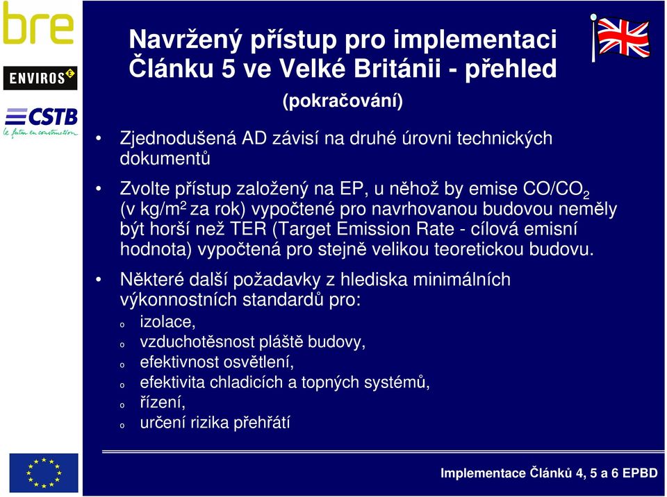 (Target Emissin Rate - cílvá emisní hdnta) vypčtená pr stejně veliku tereticku budvu.