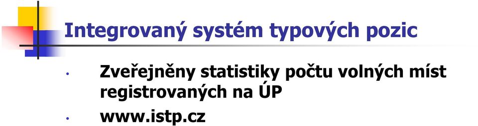 statistiky počtu volných