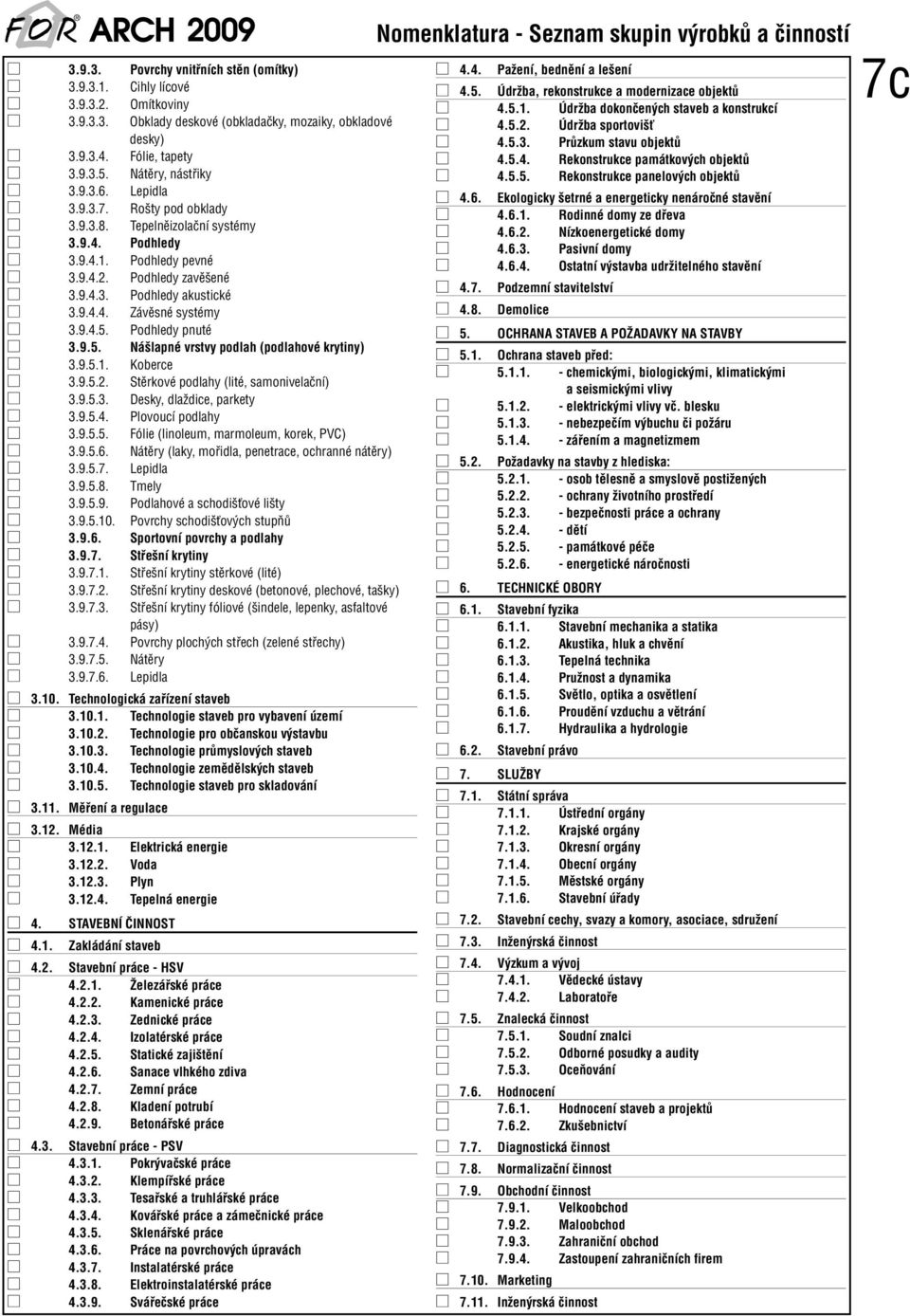 Podhledy pnuté 3.9.5. Ná lapné vrstvy podlah (podlahové krytiny) 3.9.5.1. Koberce 3.9.5.2. Stûrkové podlahy (lité, samonivelaãní) 3.9.5.3. Desky, dlaïdice, parkety 3.9.5.4. Plovoucí podlahy 3.9.5.5. Fólie (linoleum, marmoleum, korek, PVC) 3.