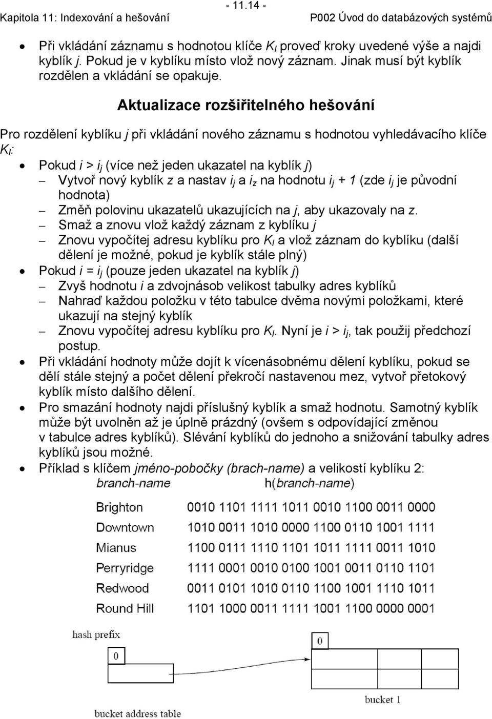 nastav i j a i z na hodnotu i j + 1 (zde i j je původní hodnota) Změň polovinu ukazatelů ukazujících na j, aby ukazovaly na z.