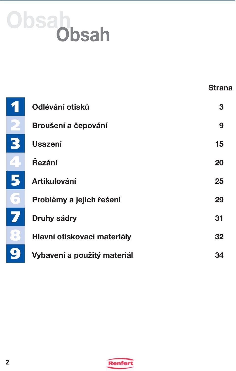 Artikulování 25 Problémy a jejich řešení 29 Druhy