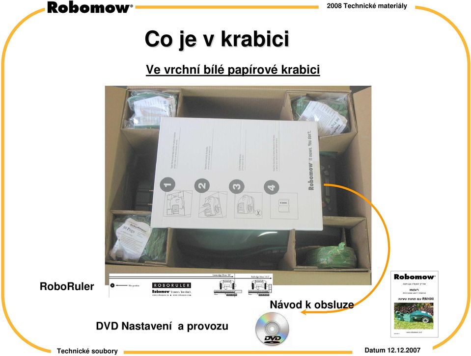 krabici RoboRuler Návod