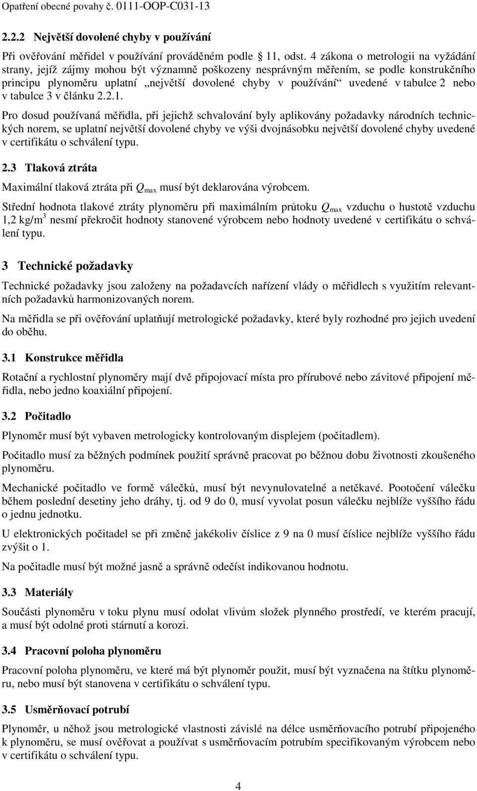 tabulce 2 nebo v tabulce 3 v článku 2.2.1.